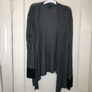 Gray Cascade Cardigan